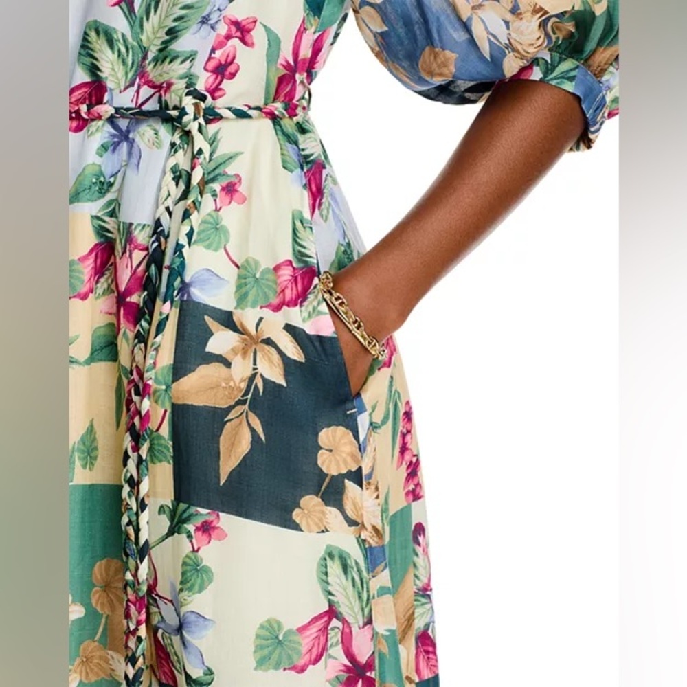 NWT Tommy Bahama Hightide Midi Shirt Dress Sz M - Picture 6 of 16